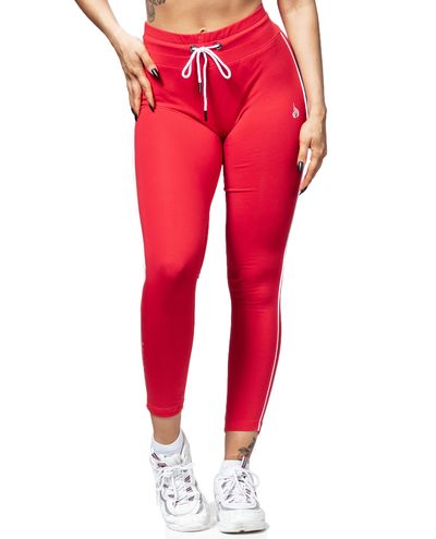 Track Leggings Red Ryderwear