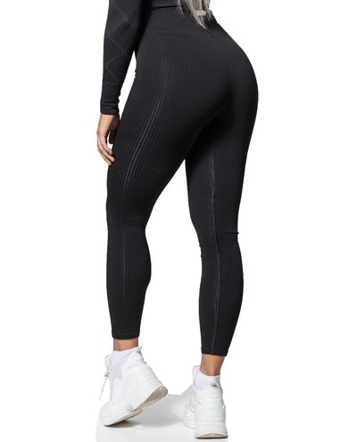 Seamless Rib Tights Black Björn Borg