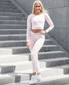BSX High Waisted Leggings Baby Pink Ryderwear